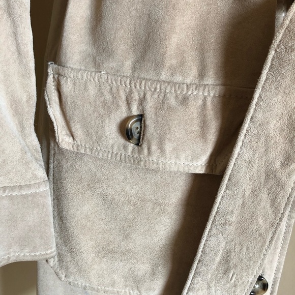 INC Suede Long Jacket - Picture 3 of 5